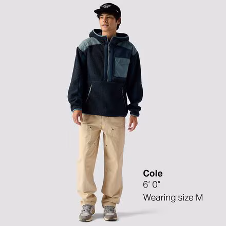 Goat Fleece 1/2 Zip Hoodie - Men's