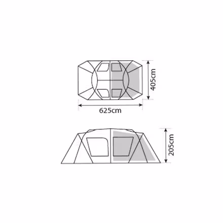 Land Lock Tent: 3-Season