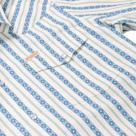 Serape Pearl Snap Short-Sleeve Shirt - Men's