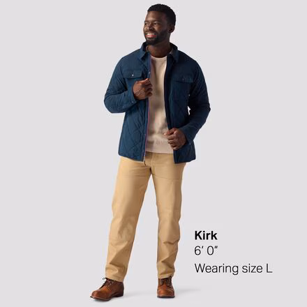 Quilted Insulated Shirt Jacket - Men's