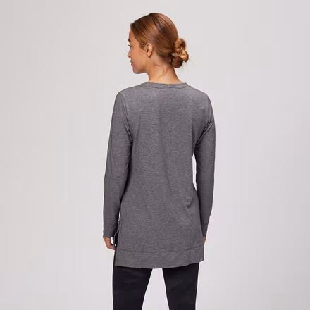Glorya Side Slit Long-Sleeve Top - Women's