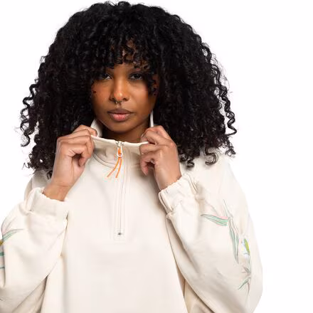 x Merrell Shrooms In Bloom 1/4-Zip Fleece Pullover