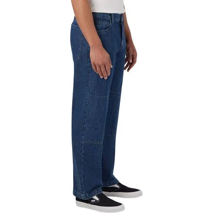 Loose Fit Double Knee Denim Pant - Men's