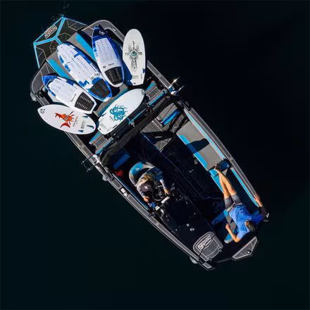 Yacht Sea Wake Surfboard