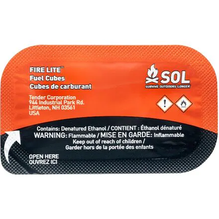 Fire Lite Fuel Cubes in Box