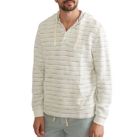 Textured Terry Beach Pullover Hoodie - Men's