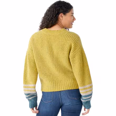 Cozy Lodge Cropped Cardigan Sweater - Women's