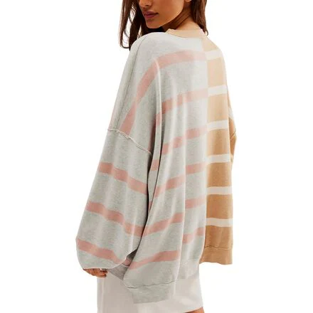 Uptown Stripe Pullover Sweater - Women's