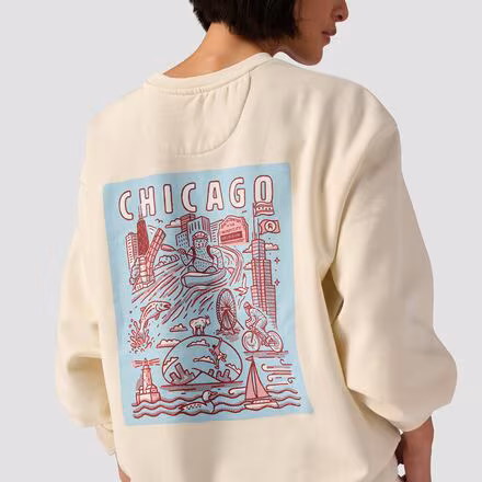 Chicago Poster Crew Sweatshirt