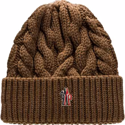 Cable Knit Wool Beanie - Women's