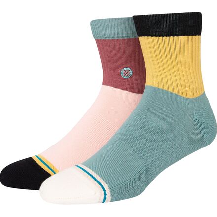 Blocked Quarter Sock