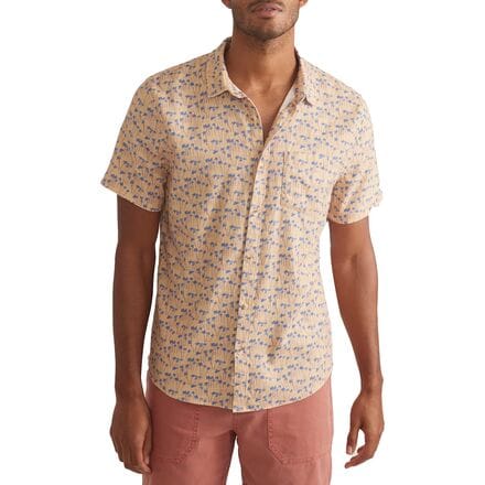 Short-Sleeve Stretch Selvage Shirt - Men's