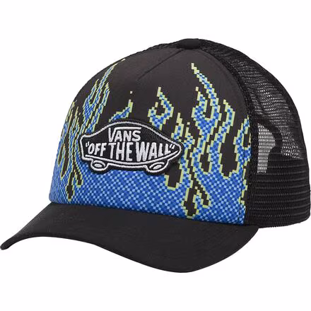 Pixel Flame Trucker Hat - Kids'
