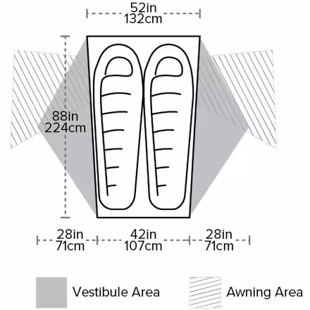 Copper Spur HV UL2 Tent: 2-Person 3-Season
