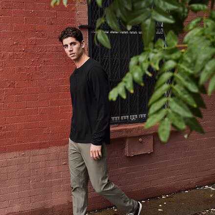X Cotton Long-Sleeve Henley - Men's