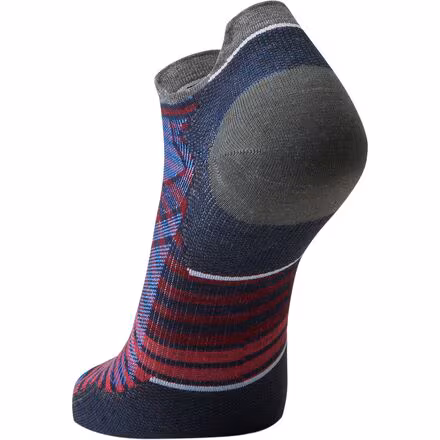Run Zero Cushion Low Ankle Pattern Socks