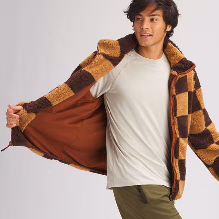 MTN Checker Sherpa Full-Zip Jacket - Men's