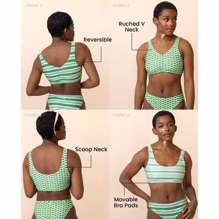 4-Way Bralette Bikini Top - Women's