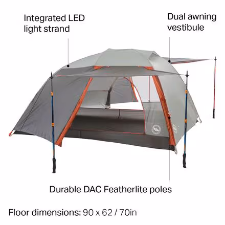 Copper Spur HV UL3 MtnGLO Tent: 3-Person 3-Season