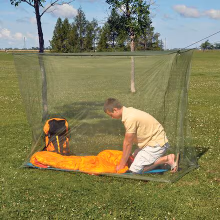 Mosquito Net - Single Green