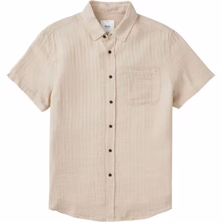 Alan Solid Short-Sleeve Shirt - Men's