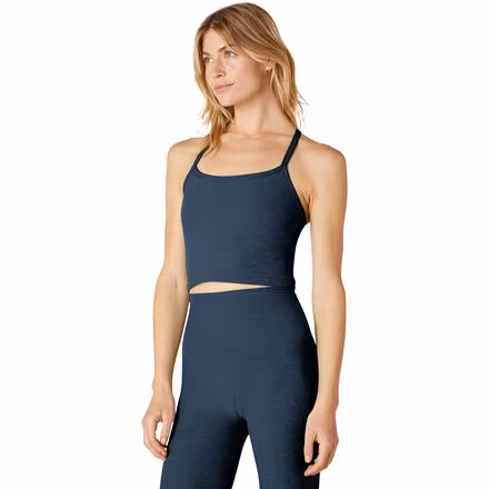 Spacedye Slim Racerback Cropped Tank Top - Women's