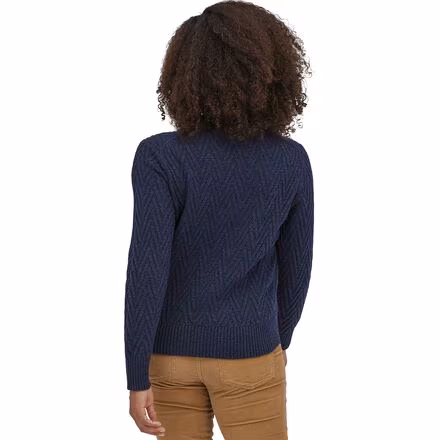 Recycled Wool Crewneck Sweater - Women's