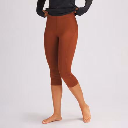 Lightweight Poly Calf-Length Baselayer Bottom - Women's