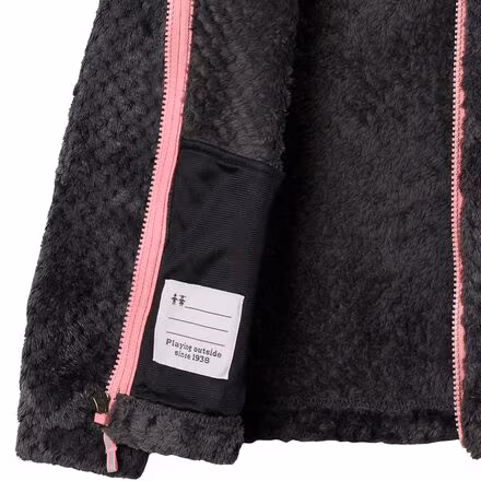 Fire Side Sherpa Hybrid Full-Zip Fleece Jacket - Girls'