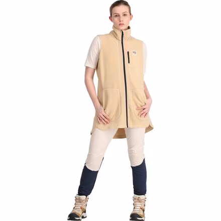 Sanne Pile Vest Long - Women's