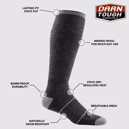 Paul Bunyan Over-The-Calf Midweight Work Sock - Men's