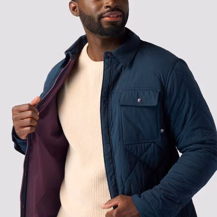 Quilted Insulated Shirt Jacket - Men's