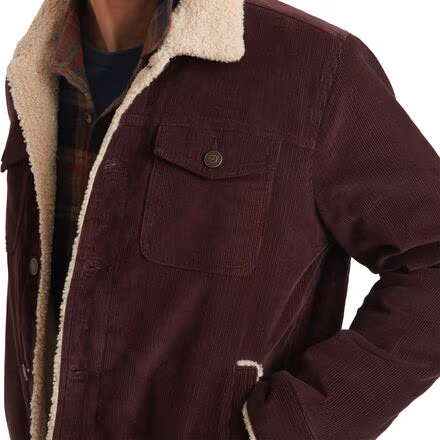 Boise Cord Sherpa Trucker Shirt Jacket - Men's