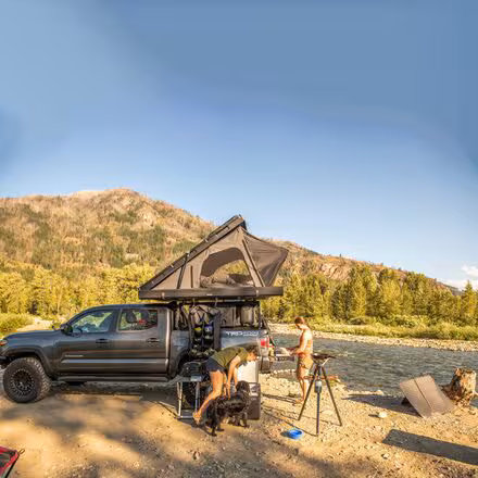 Assembled Blue Dot Voyager Duo Tent: 2-Person 4-Season