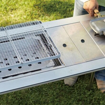 Iron Grill Table Four Unit Frame