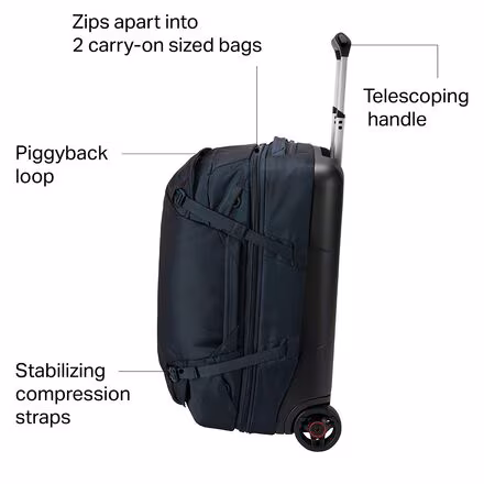 Subterra 3-in-1 56L Rolling Gear Bag