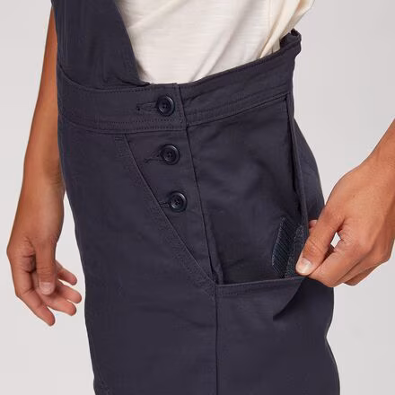 Stand Up Cropped Overalls - Women's
