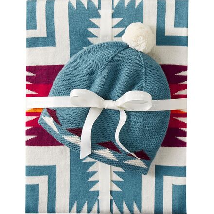 Knit Baby Blanket + Beanie - Infants'