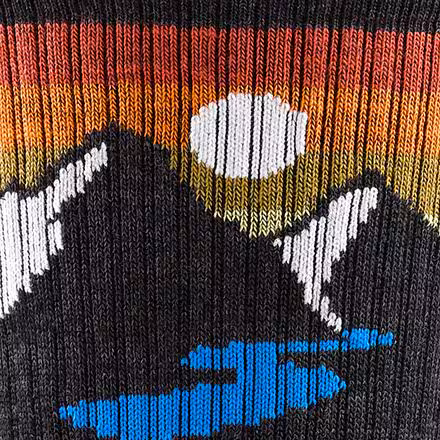 Sunset Ridge Micro Crew Lightweight Cushion Sock