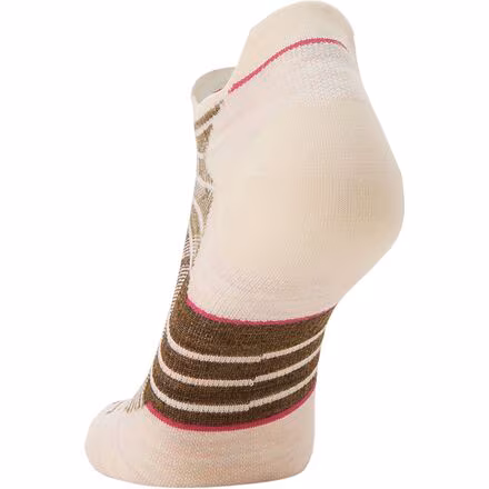 Run Zero Cushion Stripe Low Ankle Sock - Women's