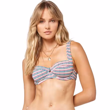 Camellia Pointelle Rib Bikini Top - Women's