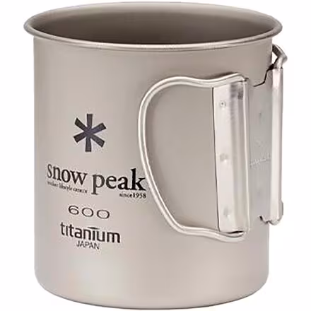 Titanium Single Wall Cup 600