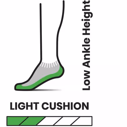 Hike Light Cushion Low Ankle Sock