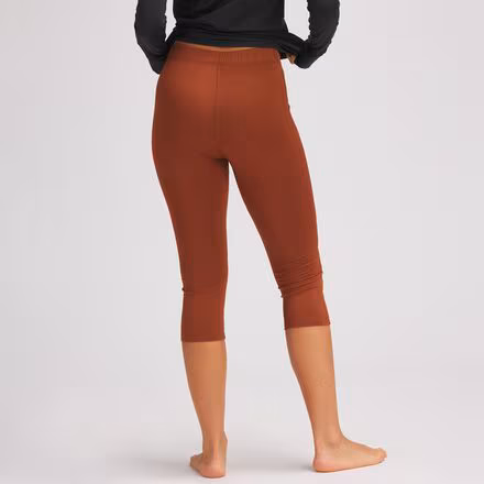 Lightweight Poly Calf-Length Baselayer Bottom - Women's