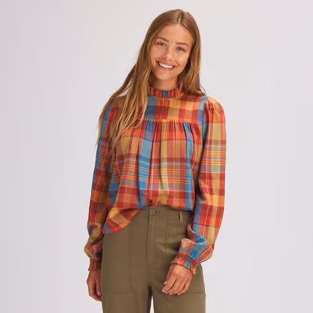 Plaid Yoke Shirt - Women's