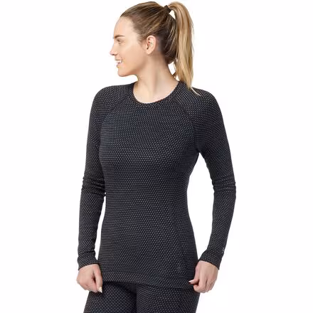 Classic Thermal Merino Base Layer Pattern Crew - Women's
