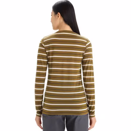 Wave Stripe Long-Sleeve T-Shirt - Women's