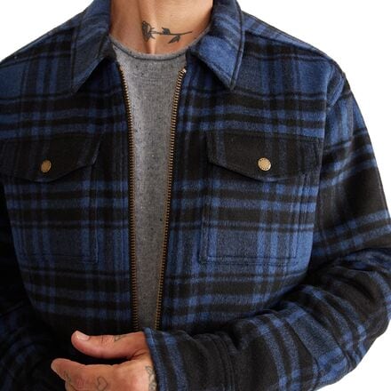 Plaid Zip Jacket - Men's