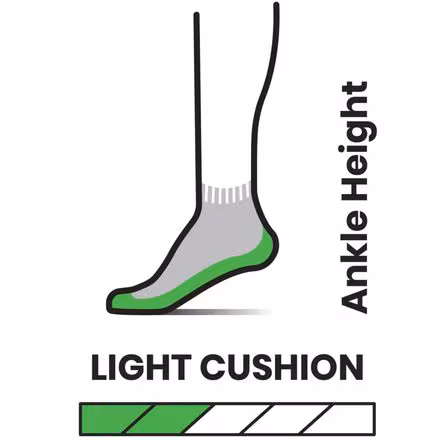 Hike Light Cushion Ankle Sock - Kids'