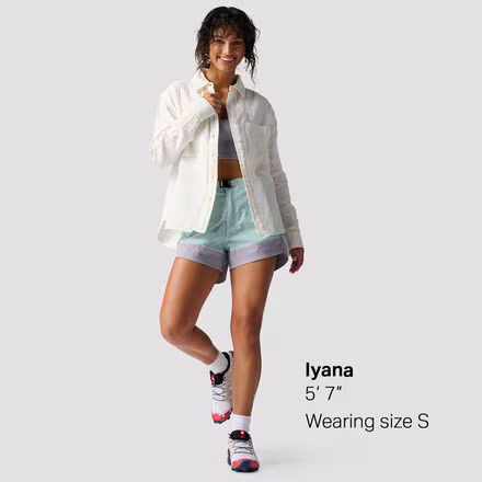 Cotton Gauze Long-Sleeve Button-Down - Women's